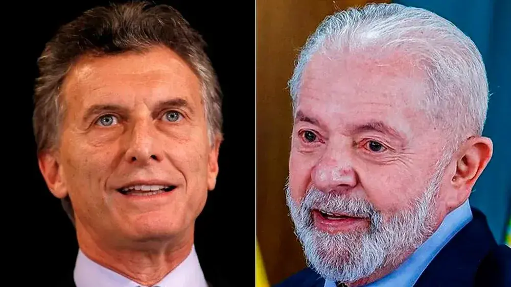 Macri y Lula Da Silva.