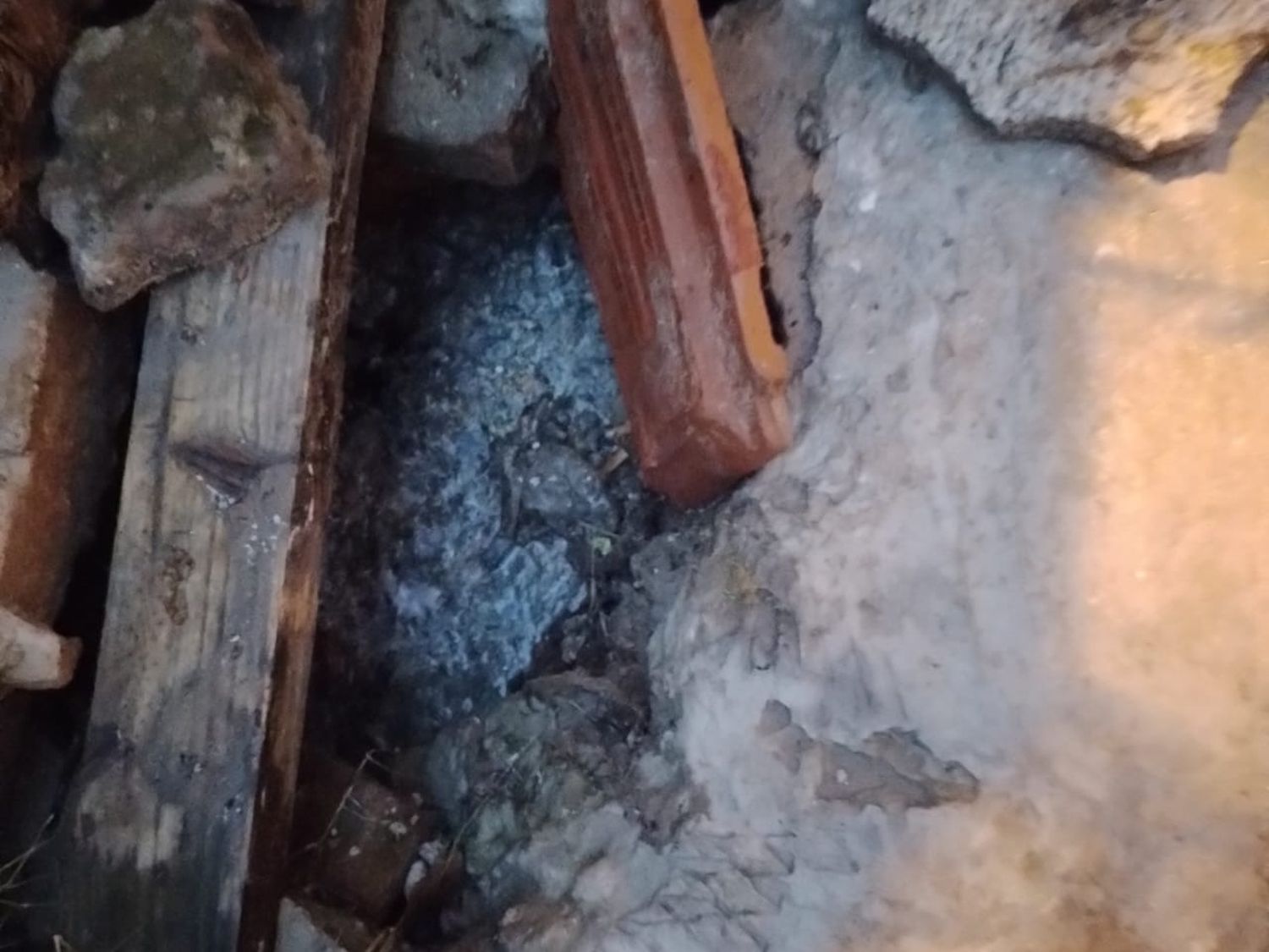 Cloacas rebalsadas en Balcarce y Hermano Indio