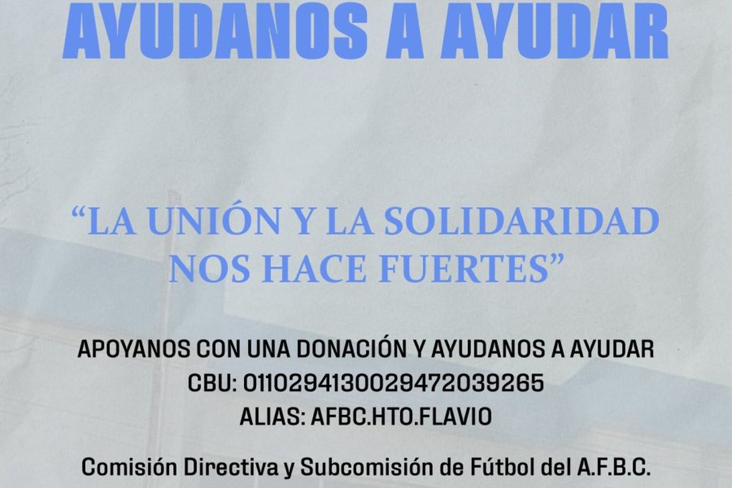 Cuenta para ayudar a Flavio Presser
