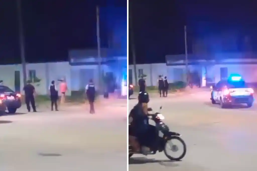 Violento enfrentamiento: un hombre quedó detenido tras amenazar con un cuchillo a su pareja y a la policía