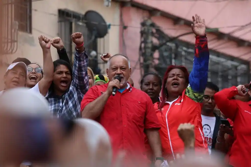 Diosdado Cabello reporta ALTA PARTICIPACIÓN en proceso de postulaciones del PSUV para elecciones del 25May
