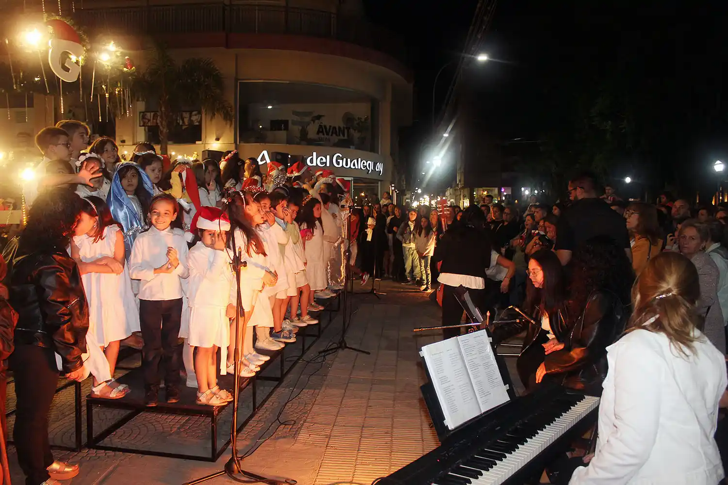 Se desarrolló el concierto de Navidad y el pesebre viviente