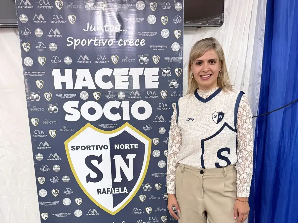 Silvia Bravo - la primera mujer en presidir el club | Sportivo Norte renovó sus autoridades y Silvia Bravo fue elegida president