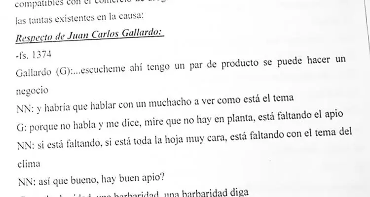 Las escuchas telefónicas del Bomba Gallardo y el resto de los acusados de vender drogas
