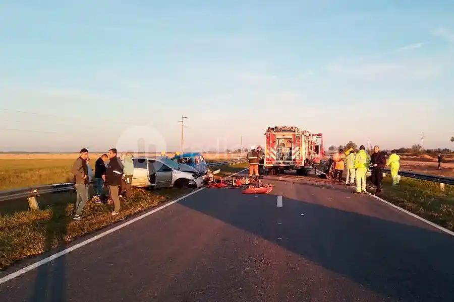 Violento accidente sobre la Ruta Nacional 19: un hombre perdió la vida