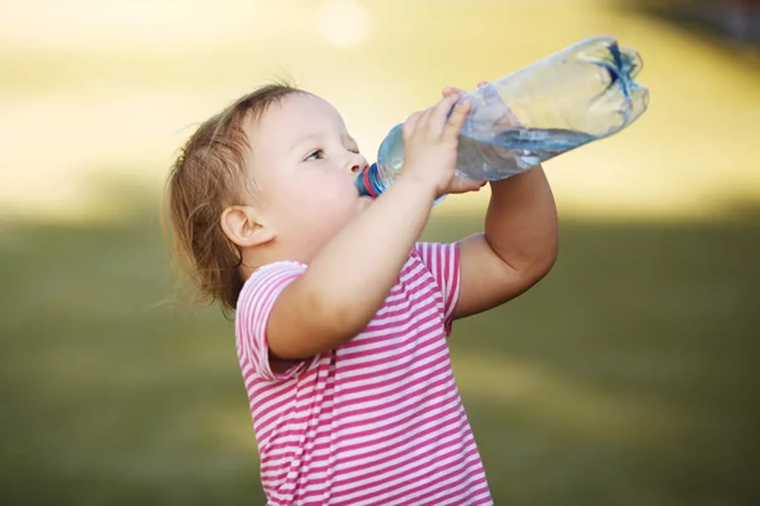 Hay que tomar mucha agua si hace calor