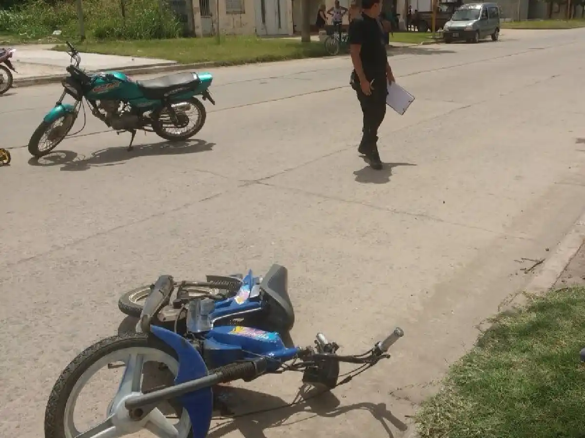Motociclista grave en accidente en el camino interprovincial