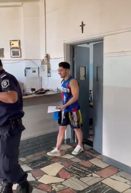 Caseros: Liberaron al futbolista Cirigliano detenido por portación de un arma