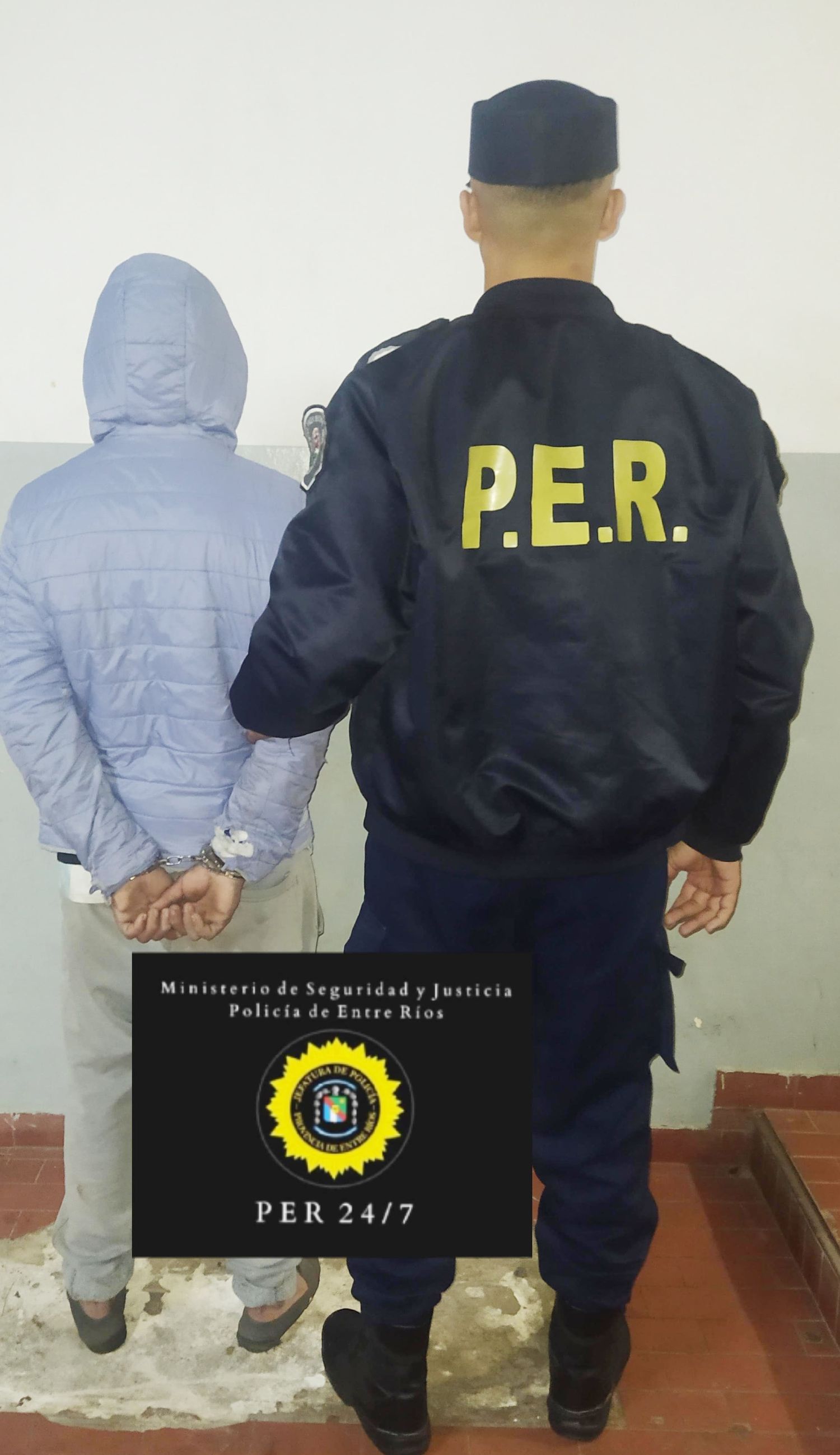 La policía detuvo a un individuo por quebrantar arresto domiciliario