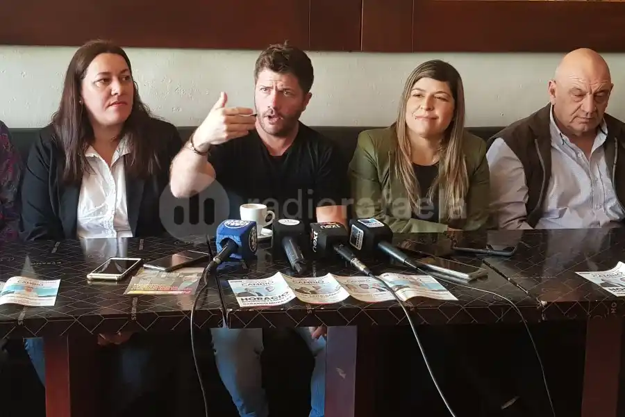 Cándido, precandidato a diputado nacional por Larreta, pasó por Rafaela y apuntó a Bullrich: "No basta con slogans altisonantes"