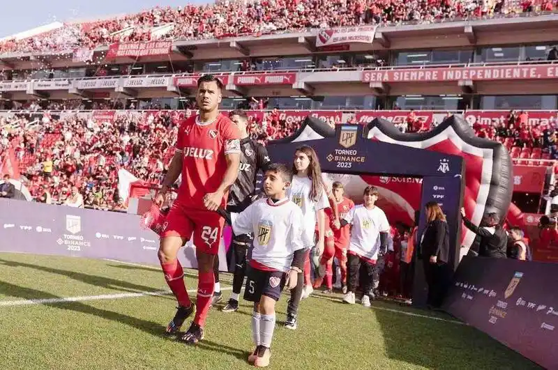 El formoseño Sergio Barreto
se despidió de Independiente