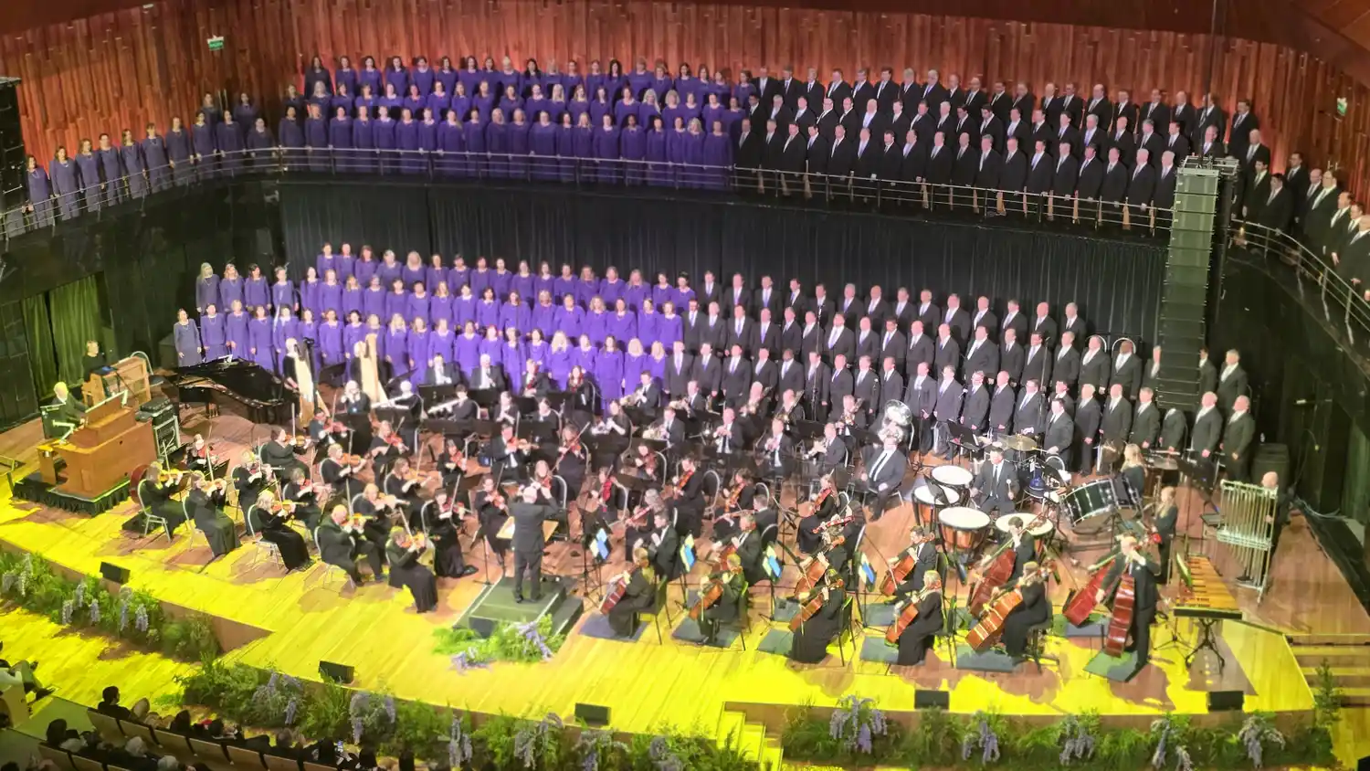 Esta tarde, Tandil vivirá en directo la emoción del Coro del Tabernáculo y su concierto mundial