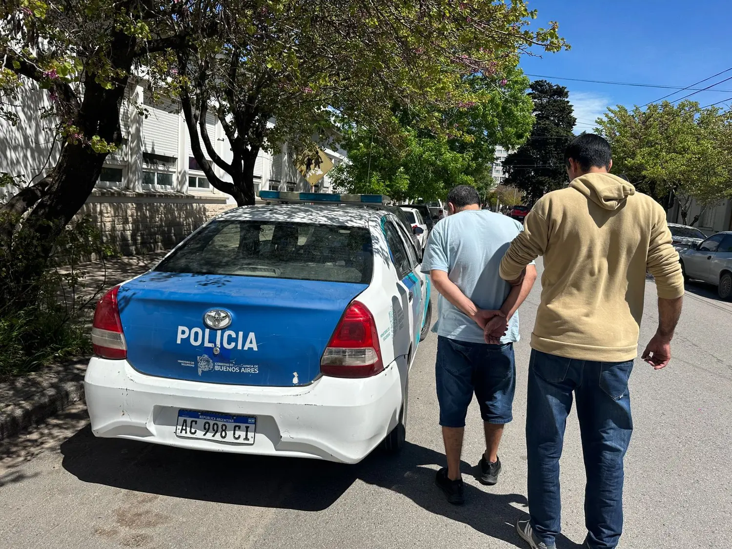 El hombre fue aprehendido