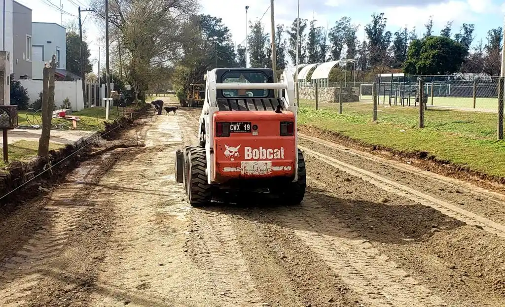 El Municipio avanza con obras de construcción de cordón cuneta en diferentes zonas de la ciudad