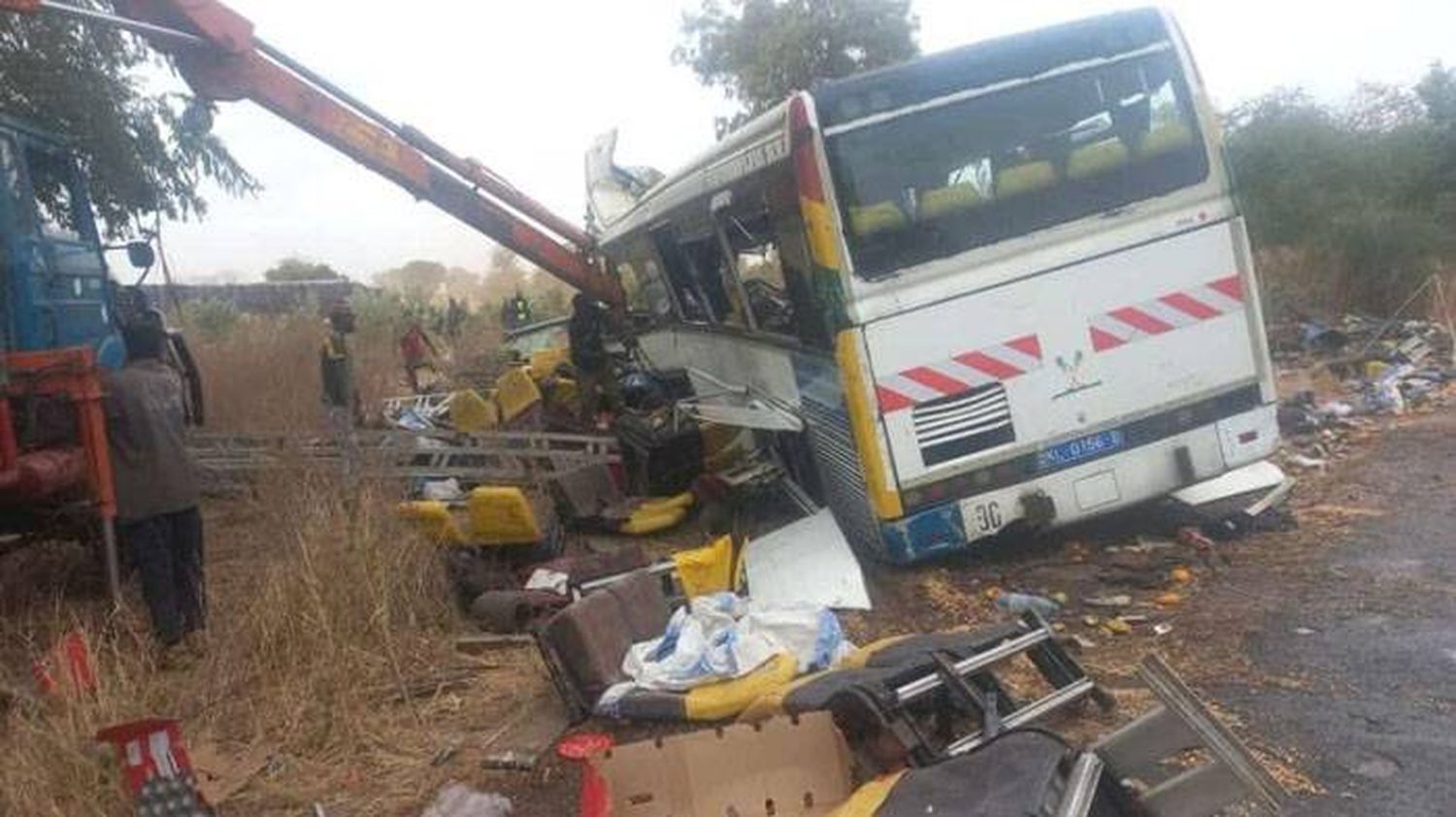 Tragedia en Senegal: un choque entre micros que dejó al menos 40 muertos