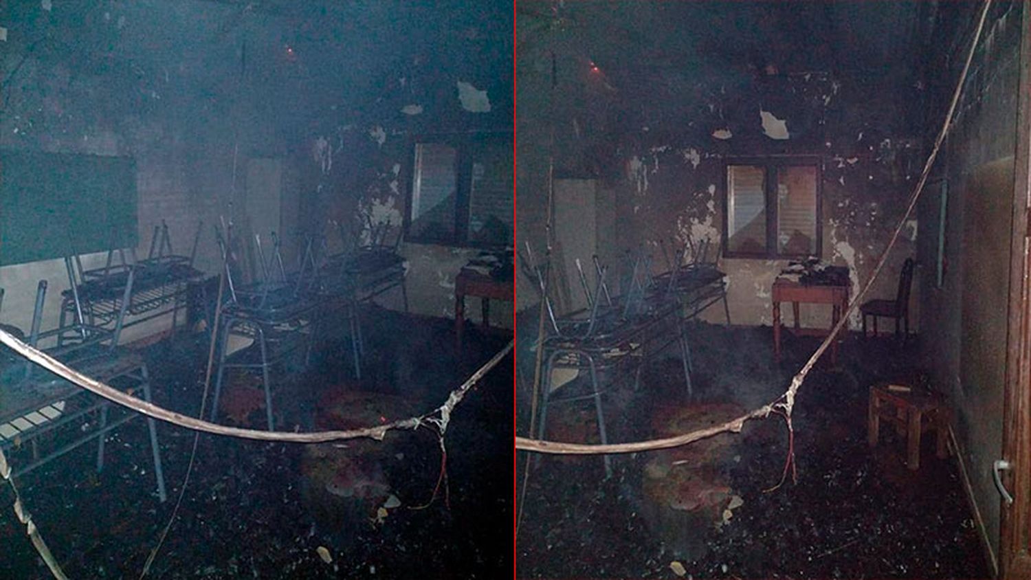 Un incendio destruyó escuela entrerriana: "No quedó nada", se lamentó directora
