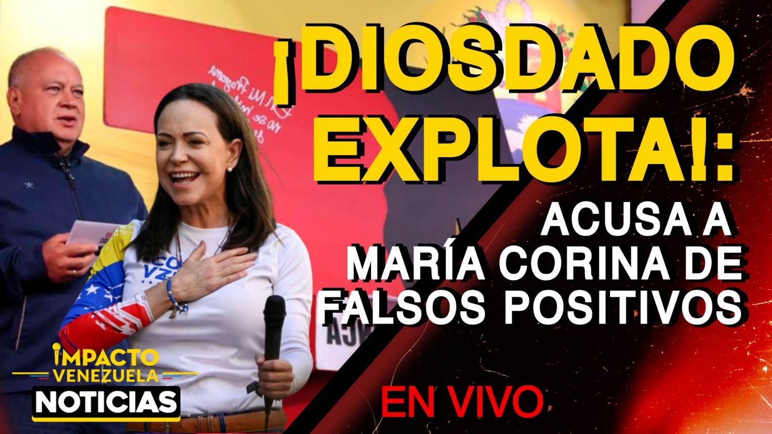 ¡DIOSDADO EXPLOTA! Acusa a María Corina de falsos positivos – VIDEO