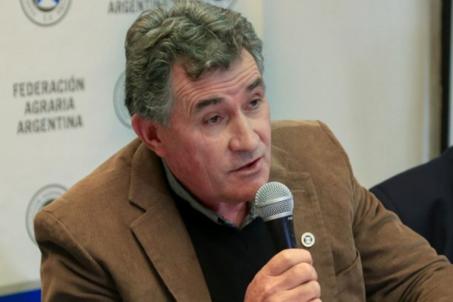 Presidente de la Federación Agraria, Carlos Achetoni