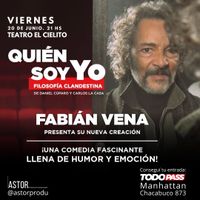 Fabián Vena subirá a escena en Tandil con el unipersonal “Quién soy yo, filosofía clandestina”