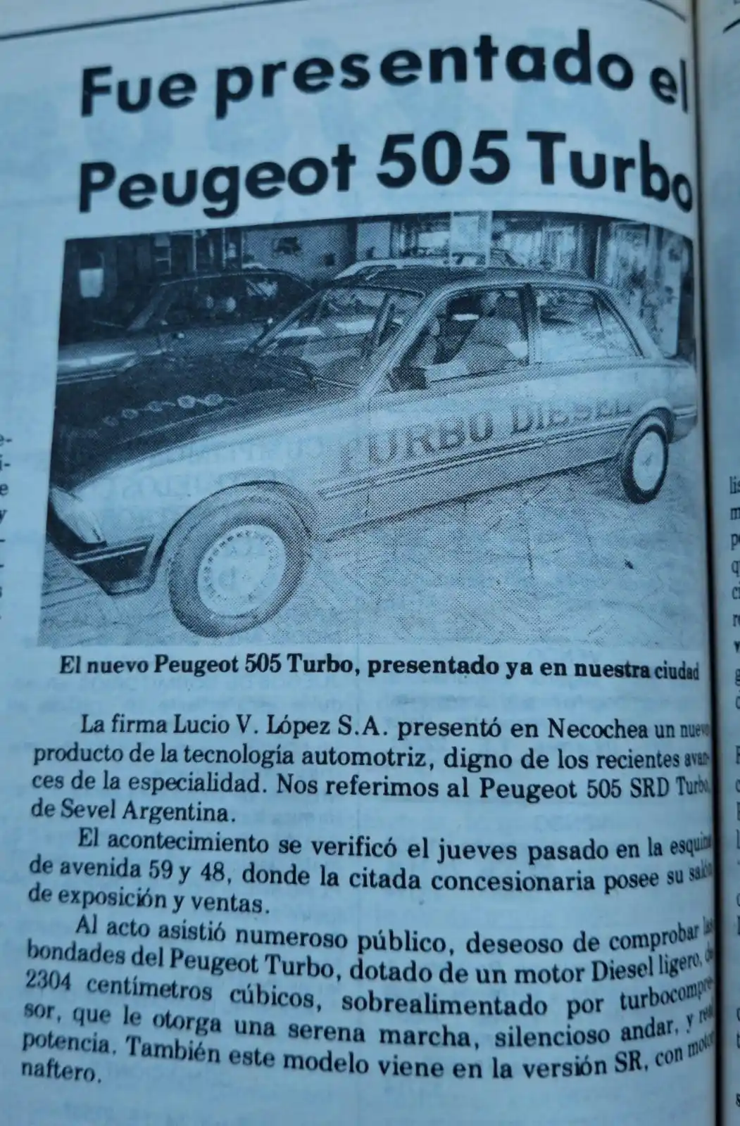 Peugeot 505 Turbo