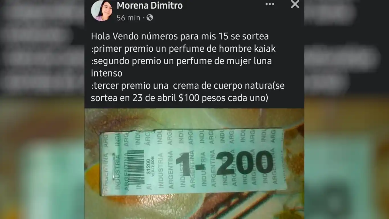 Morena hace una rifa para festejar sus 15
