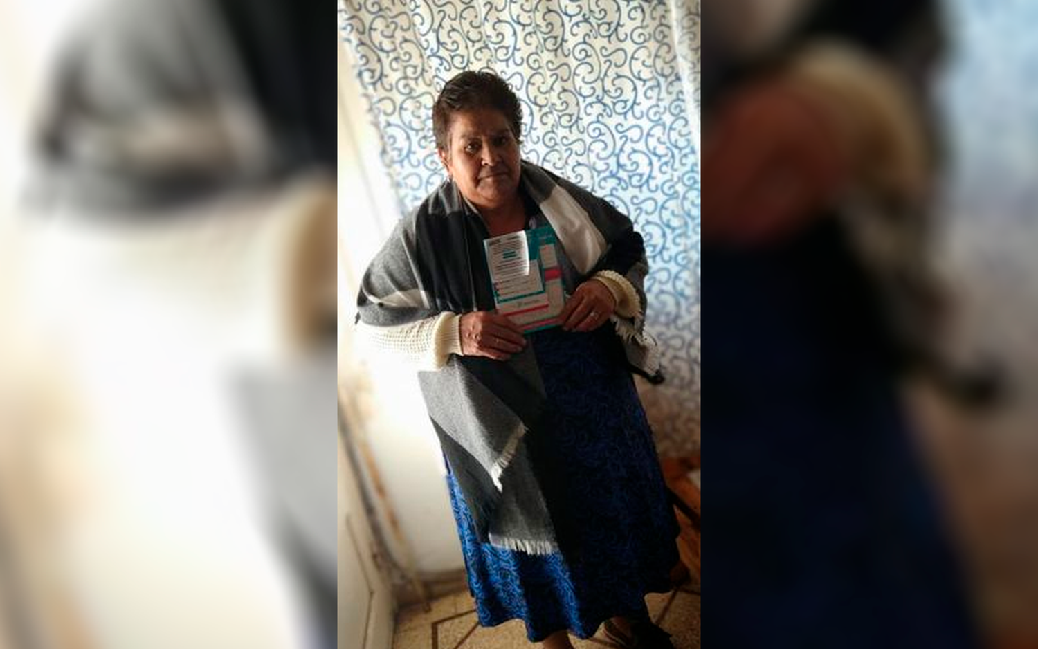 Mirian Elena Aguirre recibió la segunda dosis