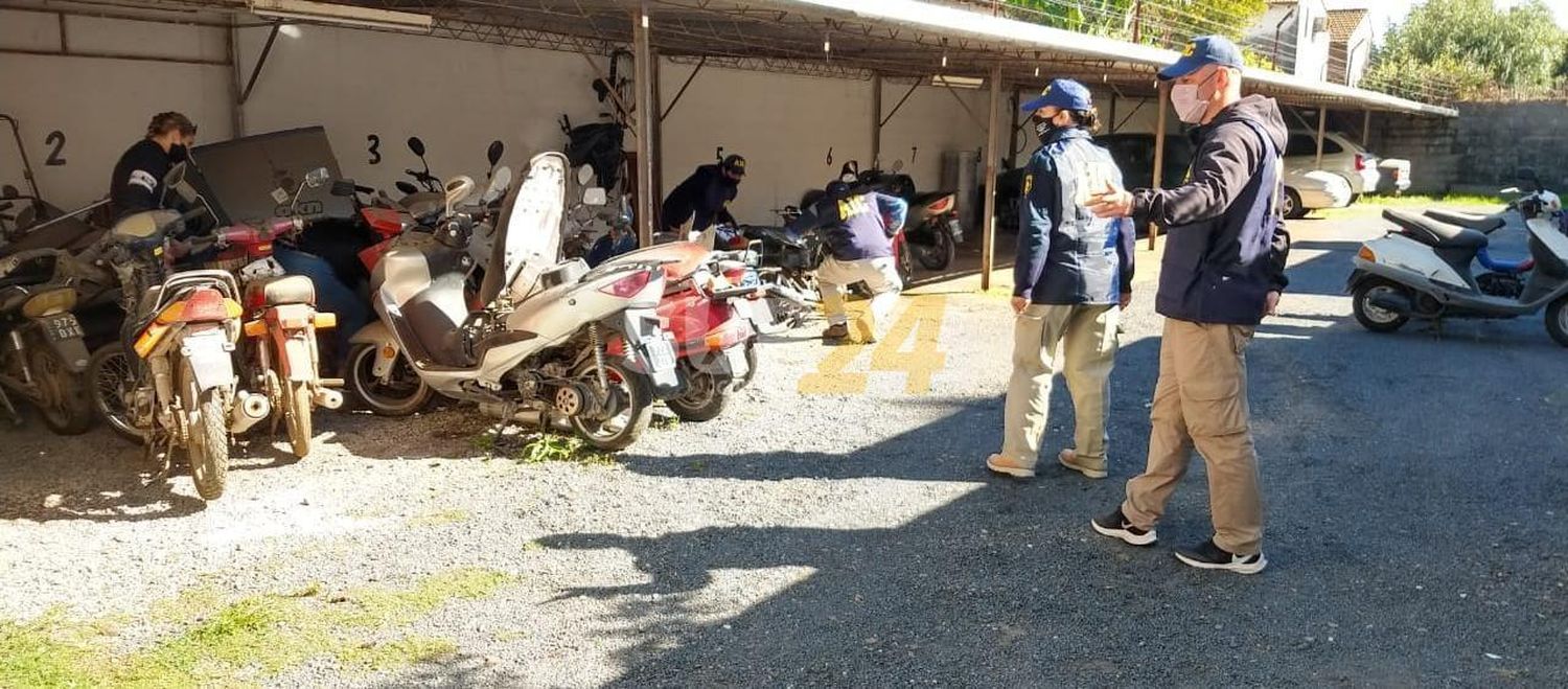 La AIC inspeccionó 10 talleres de moto y registró más de 70 vehículos