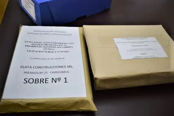 Dos ofertas para la construcción de la bicisenda para la avenida presidente Alfonsín
