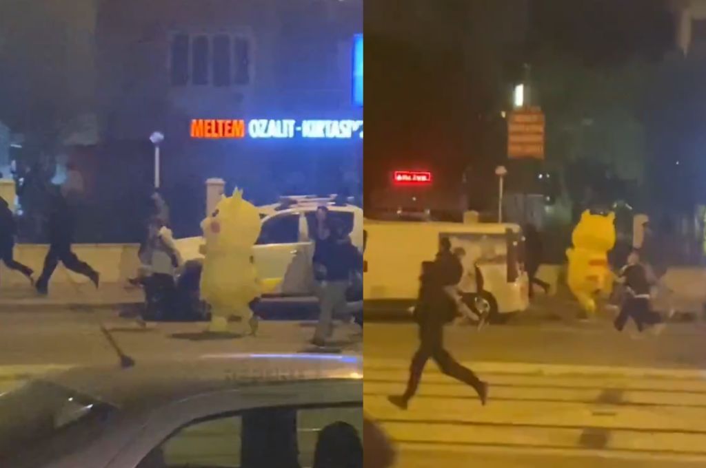 La Policía persigue a Picachú
