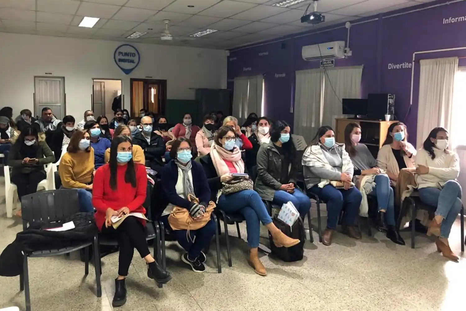 Se realizó una jornada de trabajo junto a efectores de salud del departamento Nogoyá