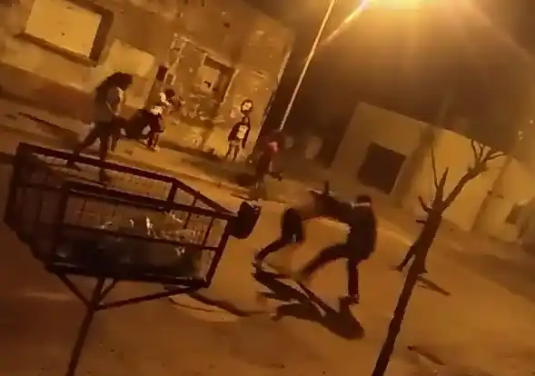 Batalla campal en plena cuarentena: corridas y golpes durante el fin de semana