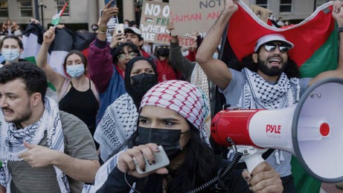 Un centenar de detenidos en protestas propalestinas dentro de la Torre Trump