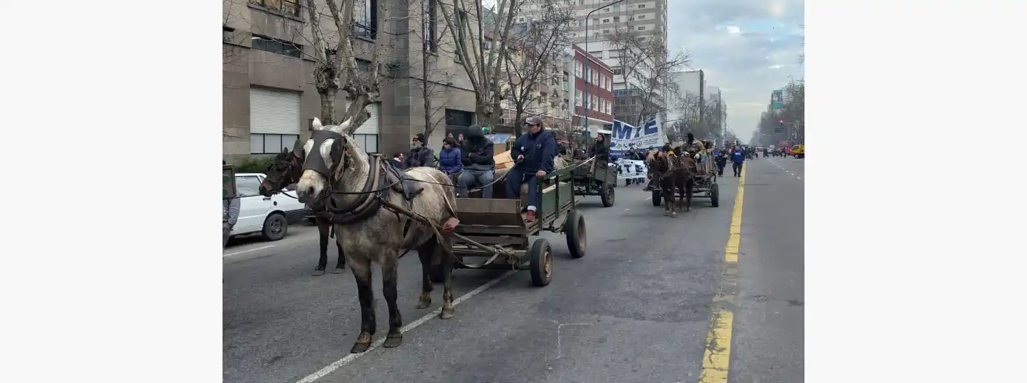 Recicladores urbanos se manifestaron por mejores condiciones de trabajo