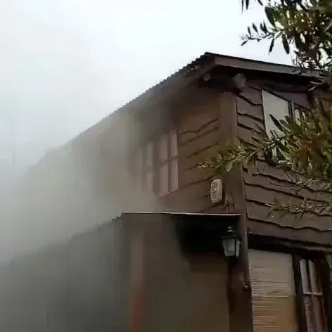 Convocaron a los Bomberos en Claromecó por una humareda en una cabaña: se trataba de una quema de basura