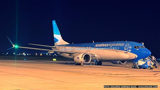 Vuelo de entrega: el nuevo Boeing 737 MAX 8 de Aerolíneas Argentinas ya está en camino a Buenos Aires