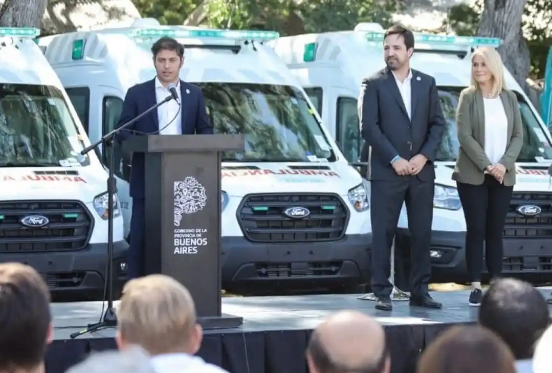 Kicillof cumple agenda en Alberti