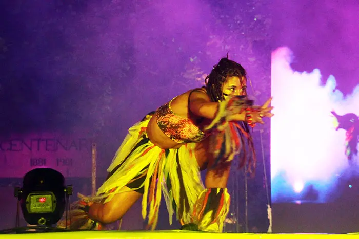 La tormenta de lluvia y viento malogró el cierre del Festival
