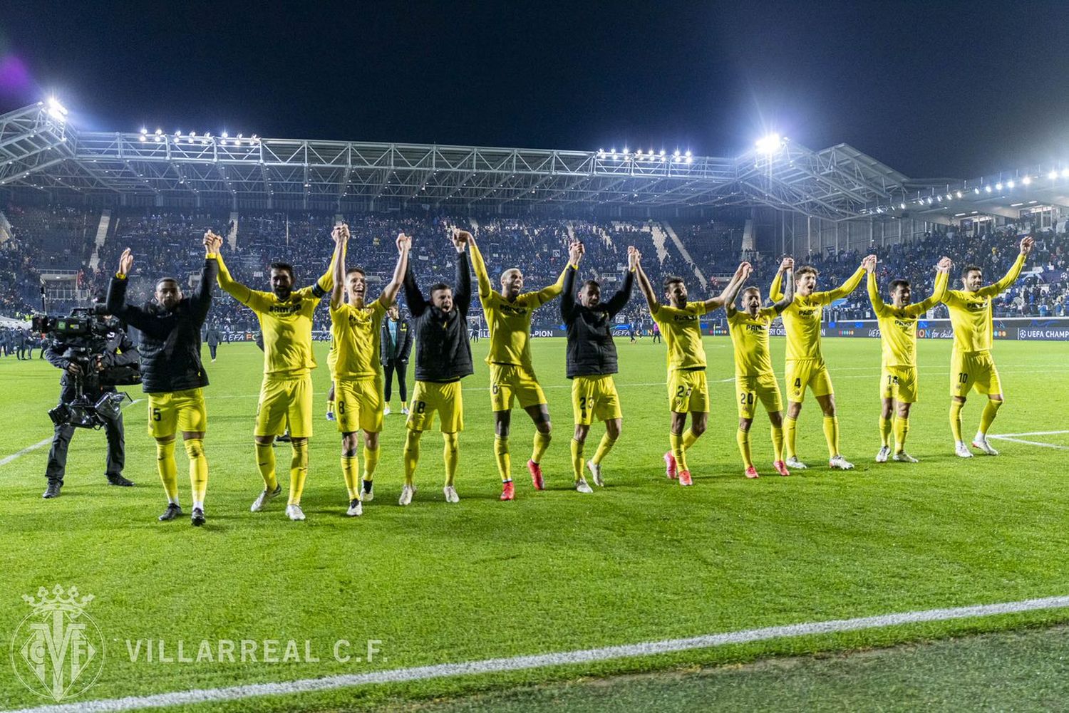 FOTO VILLA
Villarreal celebra su clasificación.