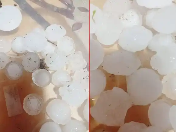 Granizada afectó a varias localidades en la provincia