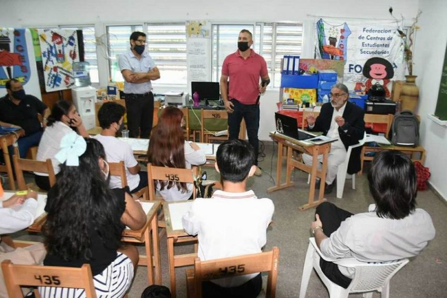 Se dio lectura al Documento Provincial del Parlamento Juvenil del Mercosur