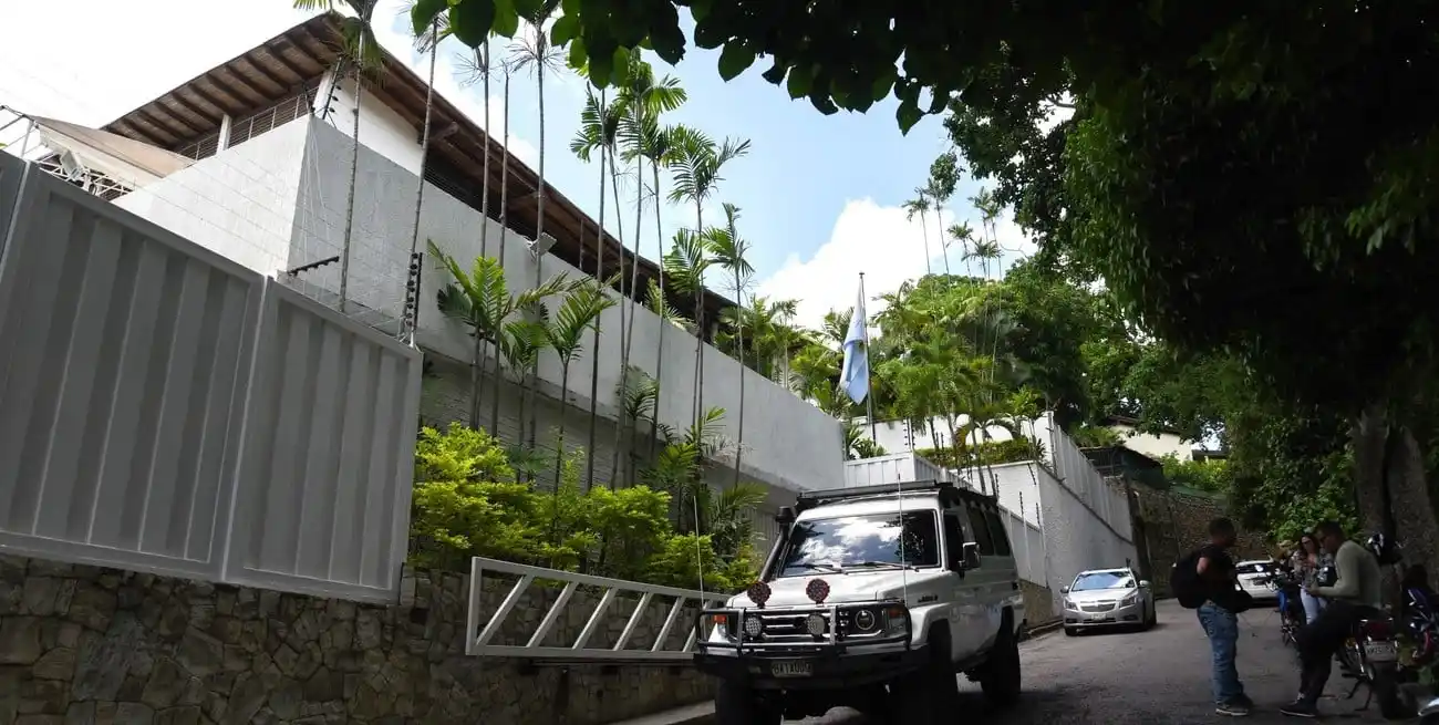 Embajada argentina en Venezuela. Foto: Xinhua