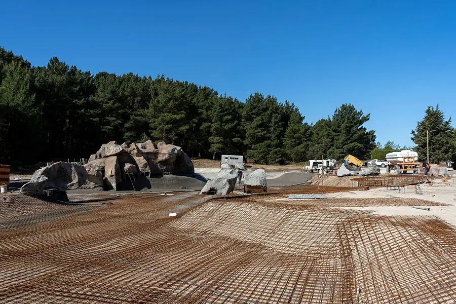 Avanzan los trabajos en el complejo recreativo