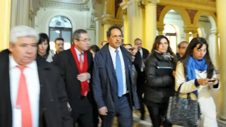 Scioli sobre el futuro de Randazzo: "Lo va a decidir la conducción del partido"