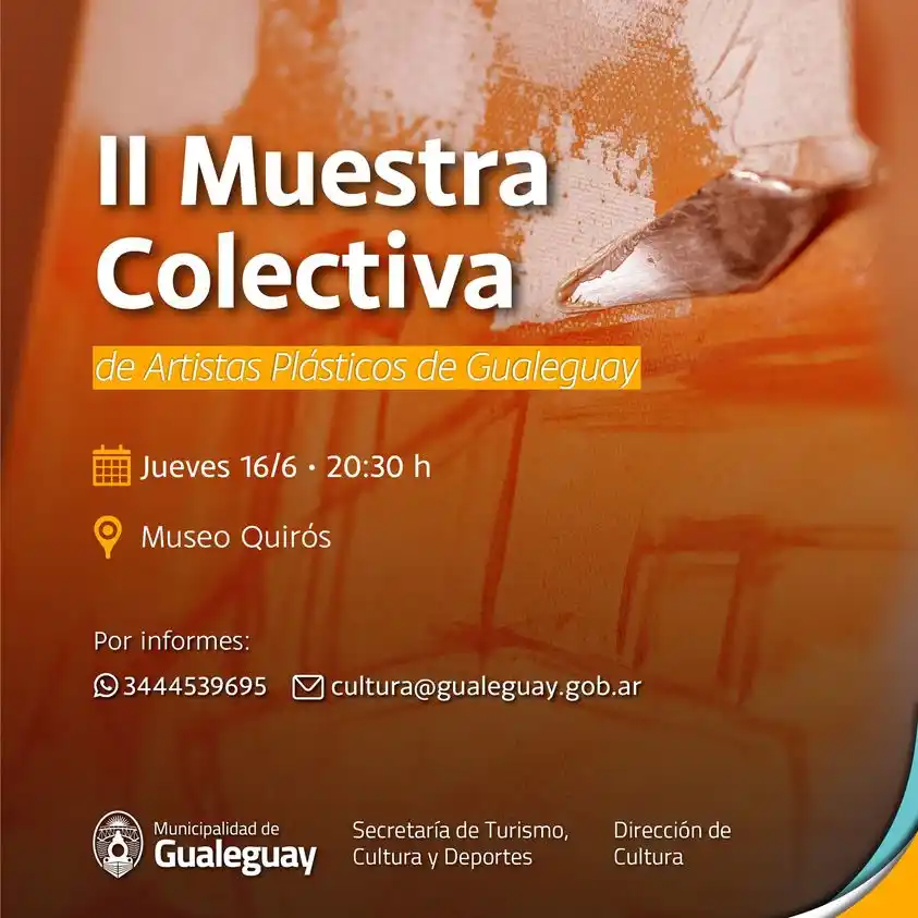 Se viene la II Muestra Colectiva de Artistas Plásticos