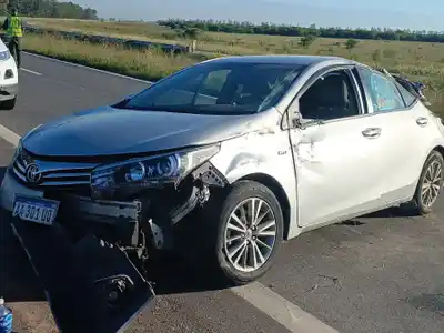 Ruta Nacional 34: una familia rafaelina sufrió un despiste y terminó contra el guardarraíl