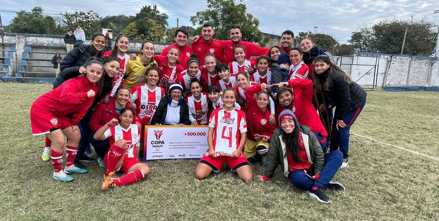 El femenino de Unión avanzó a cuartos en la Copa Santa Fe.