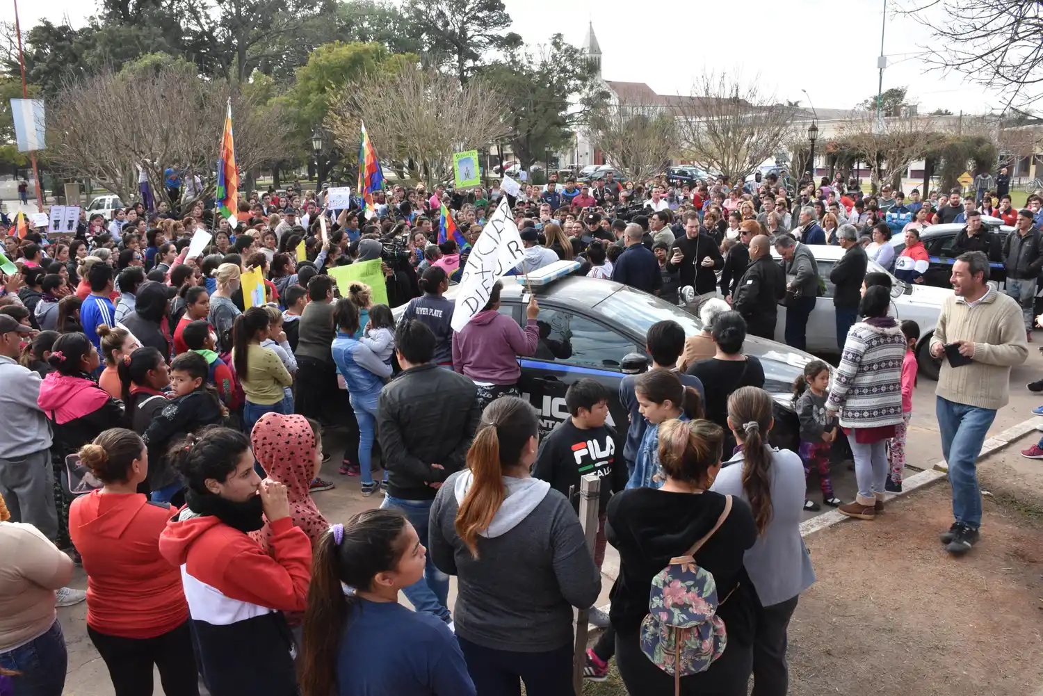 Permanece interrumpido el tránsito sobre ruta 11 y 70 en el ingreso a Recreo