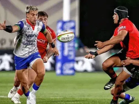 Dogos , con Lolo Colidio,se impuso 24-19 ante Yacaré.Foto: Dogos XV
