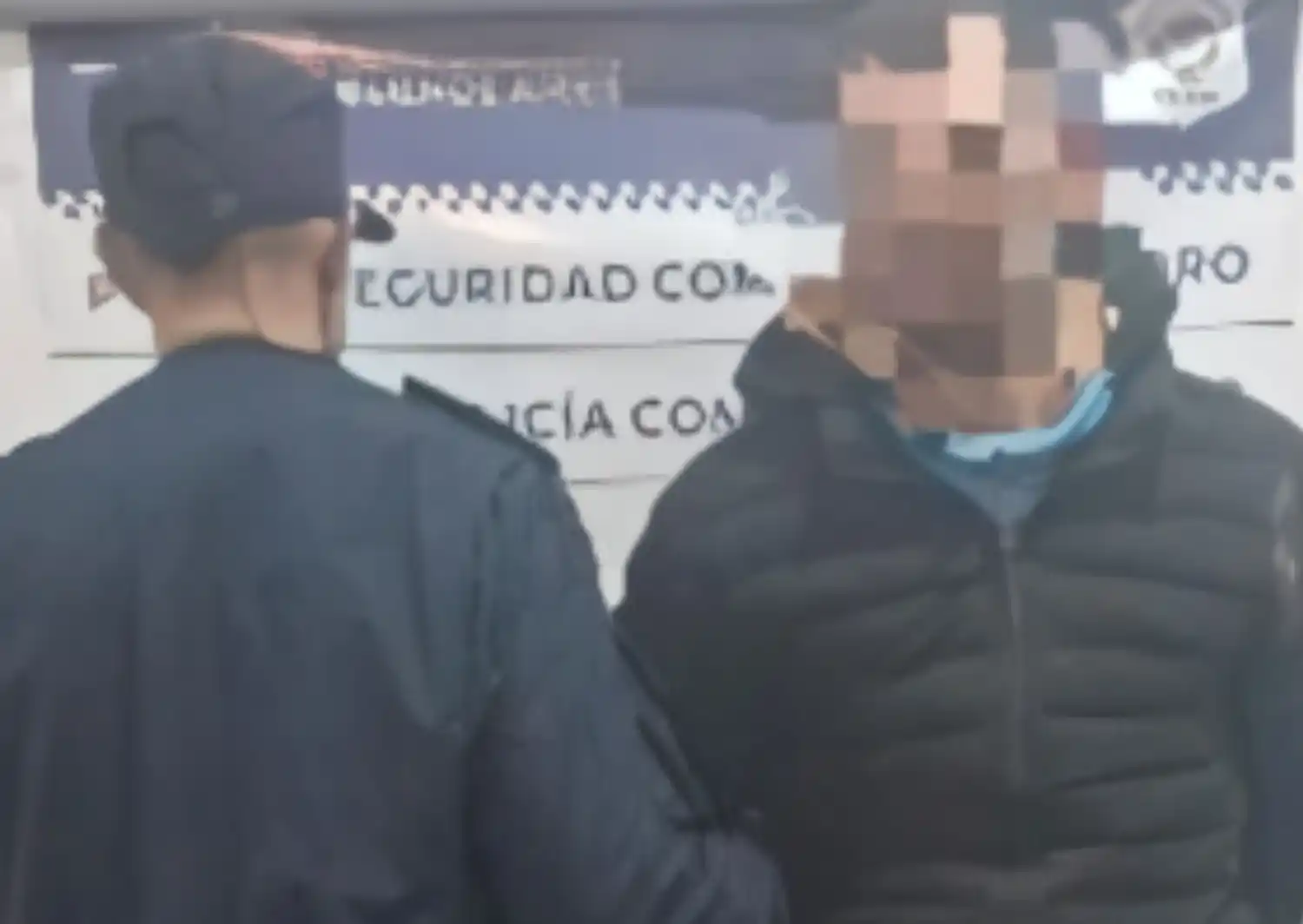 El sujeto fue trasladado a la Comisaría.