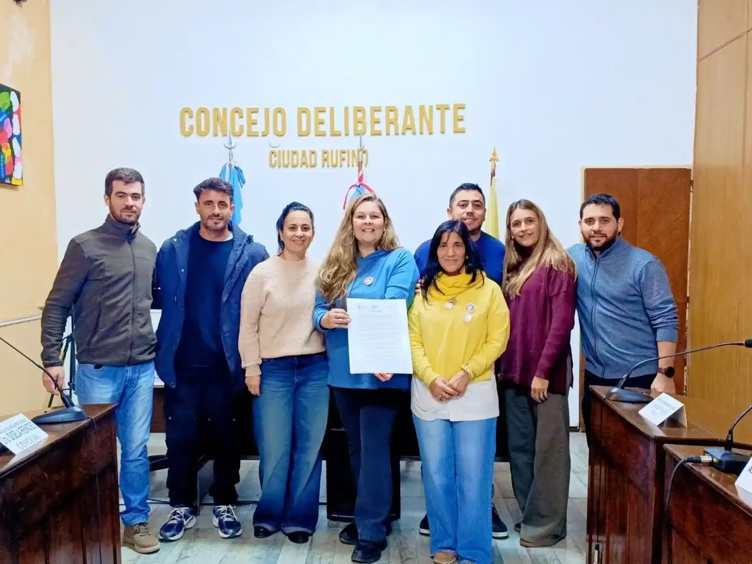 La actividad fue declarada de Interés Municipal en el Concejo de Rufino. Foto: Gentileza